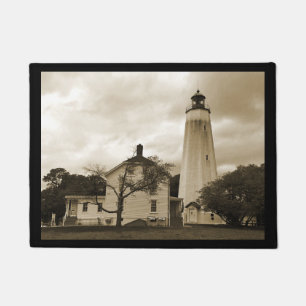 Sandy Hook Lighthouse Doormat