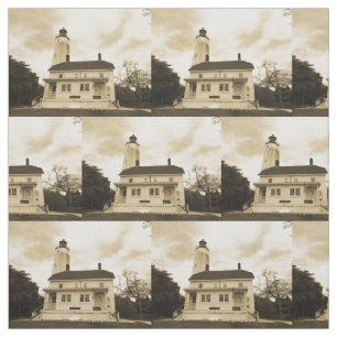 Sandy Hook Lighthouse Fabric