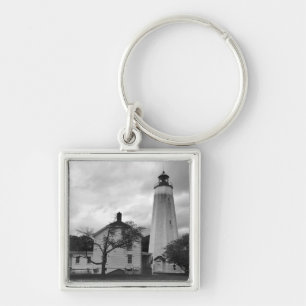Sandy Hook Lighthouse Key Ring