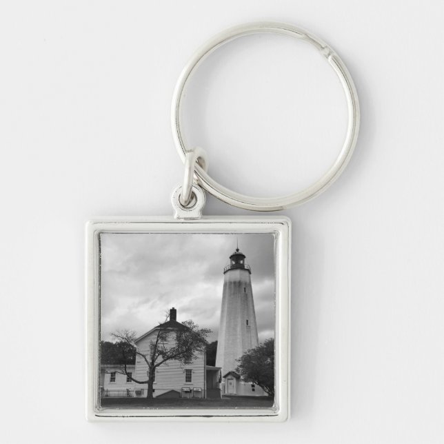 Sandy Hook Lighthouse Key Ring (Front)