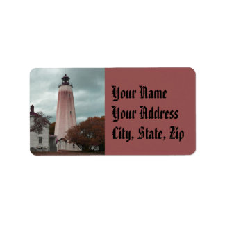 Sandy Hook Lighthouse Label