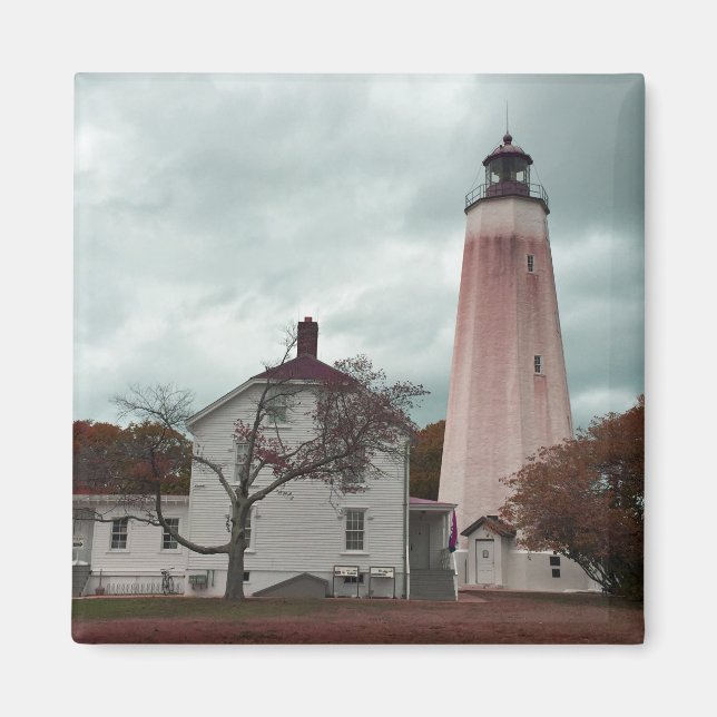 Sandy Hook Lighthouse Magnet (Front)