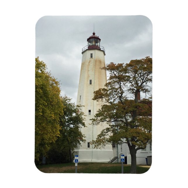 Sandy Hook Lighthouse Magnet (Vertical)