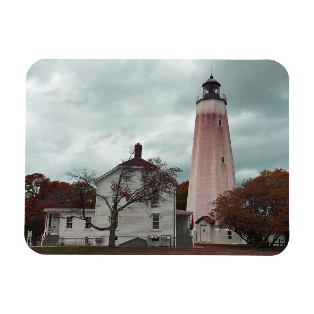 Sandy Hook Lighthouse Magnet (Horizontal)