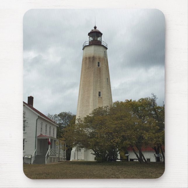 Sandy Hook Lighthouse Mouse Pad (Front)