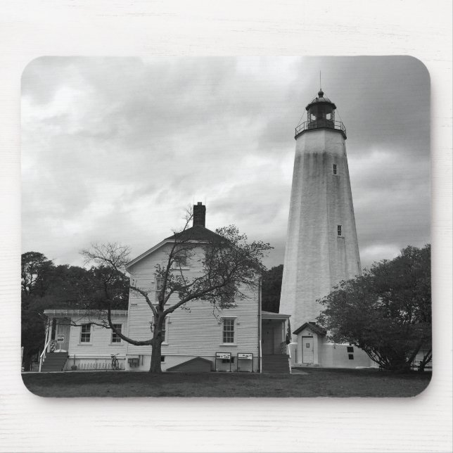 Sandy Hook Lighthouse Mouse Pad (Front)