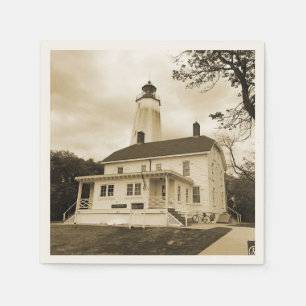 Sandy Hook Lighthouse Napkin