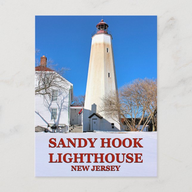 Sandy Hook Lighthouse, New Jersey Postcard (Front)