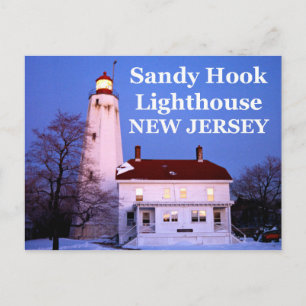 Sandy Hook Lighthouse, New Jersey Postcard