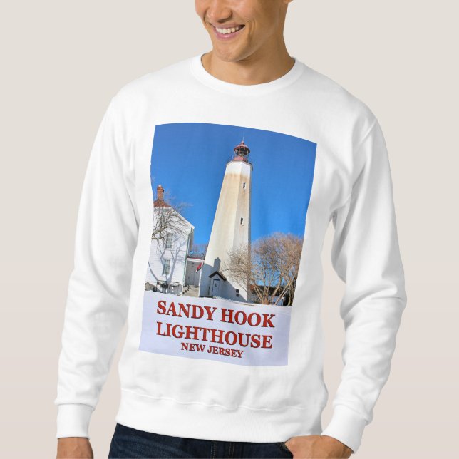 Sandy Hook Lighthouse, New Jersey Sweatshirt (Front)
