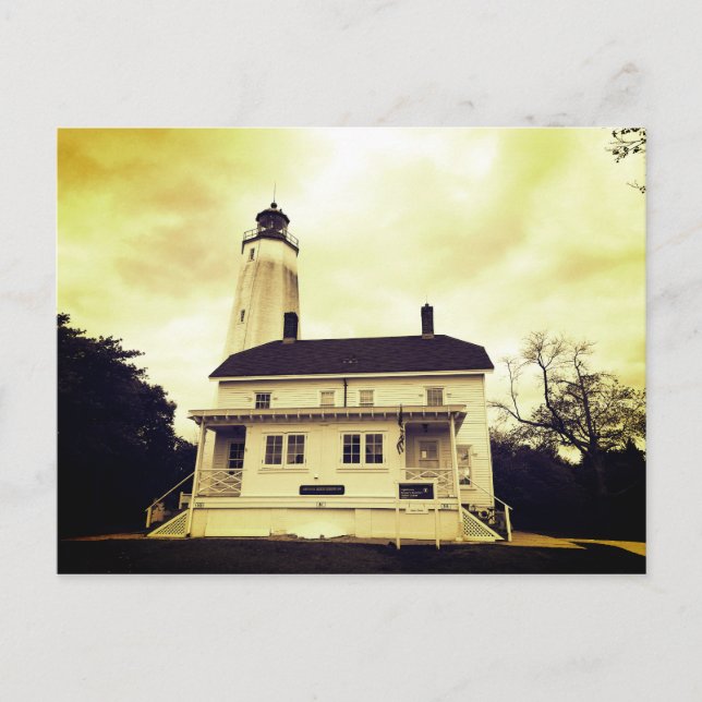 Sandy Hook Lighthouse Postcard (Front)