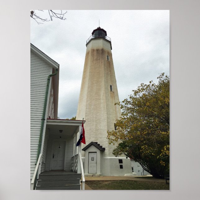 Sandy Hook Lighthouse Poster (Front)