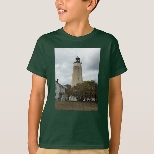 Sandy Hook Lighthouse  T-Shirt (Front)