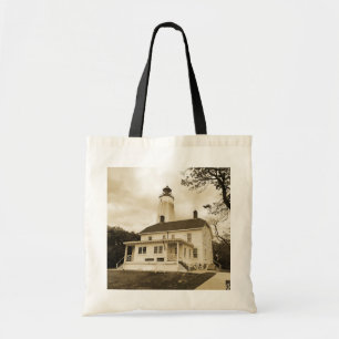 Sandy Hook Lighthouse Tote Bag
