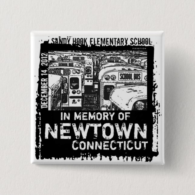 Sandy Hook Newtown Memory Button (Front)