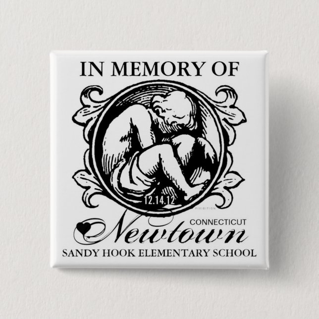 Sandy Hook Newtown Memory Child Button (Front)