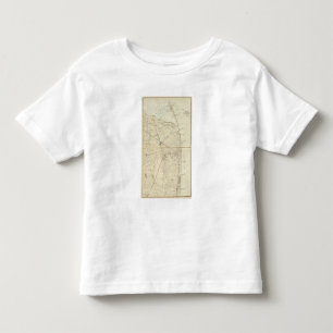 Sandy Hook to Shark River Coast Chart Map Toddler T-Shirt