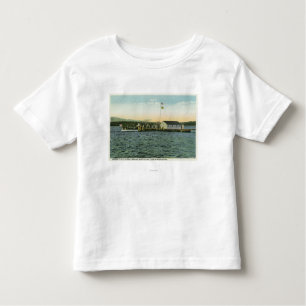 Sandy Island, Boston YMCA Camp Landing View Toddler T-Shirt