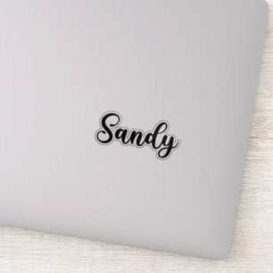 Sandy Name - Handwritten Calligraphy
