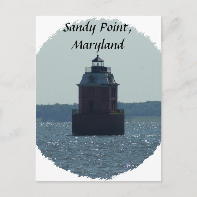 Sandy Point Lighthouse Postcard (Front)