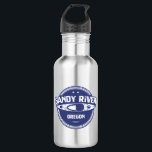 Sandy River Oregon Kayaking 532 Ml Water Bottle<br><div class="desc">The Sandy River originates in the high glaciers of Mt. Hood,  the most prominent peak in Oregon's Cascade Mountains and flows to the east of Portland. it passes the city of Molalla before entering the larger river near Canby</div>
