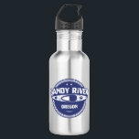 Sandy River Oregon Kayaking 532 Ml Water Bottle<br><div class="desc">The Sandy River originates in the high glaciers of Mt. Hood,  the most prominent peak in Oregon's Cascade Mountains and flows to the east of Portland. it passes the city of Molalla before entering the larger river near Canby</div>