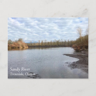 Sandy River, Troutdale, Oregon Poster Mouse Pad Po Postcard