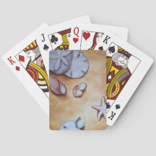 Sandy Seashells Playing Cards