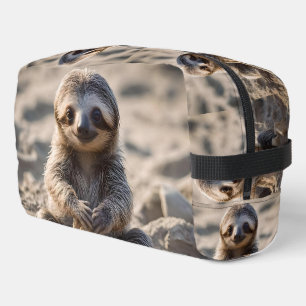 Sandy Shores: Baby Sloth Building Sand Castles, Dopp Kit