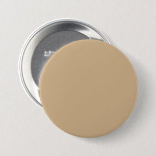 Sandy Tan D2B48C - Option to Add Name 7.5 Cm Round Badge