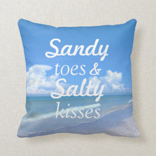 Sandy Toes And Salty Kisses Cushion
