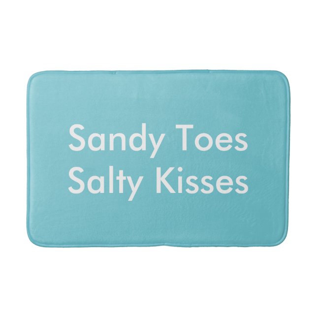 Sandy Toes Salty Kisses Bath Matt Bath Mat (Front)