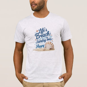 Sandy Toes & Shell Wishes – Life’s a Beach Tee