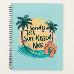 Sandy Toes Sun-Kissed Nose Beach Aesthetic Planner