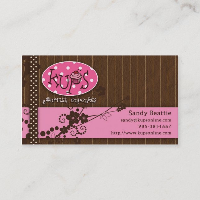 sandycard business card (Front)