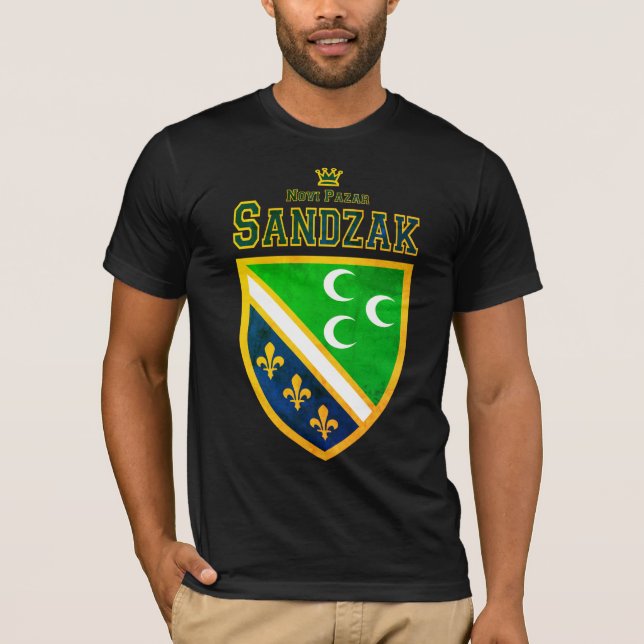 Sandzak Novi Pazar Proud Sandzaklija T-Shirt (Front)