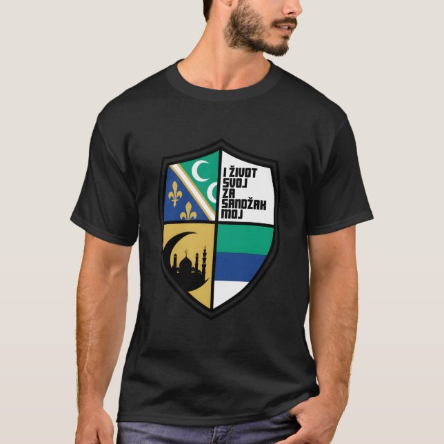 Sandzak Sandzaklija Novi Pazar Hebeat T-Shirt (Front)