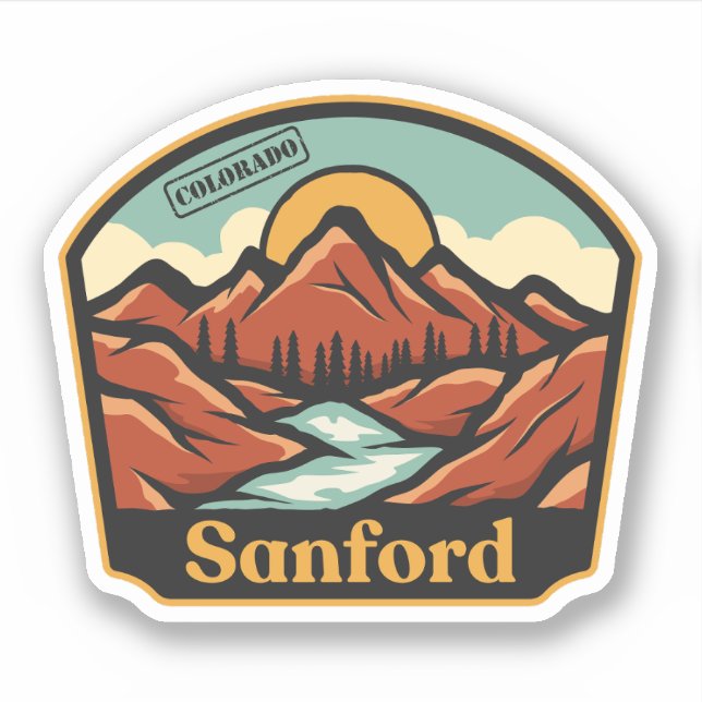 Sanford, Colorado Sticker (Front)