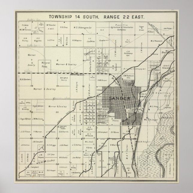 Sanger, California Poster (Front)