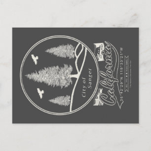 SANGER FRESNO CALIFORNIA POSTCARD