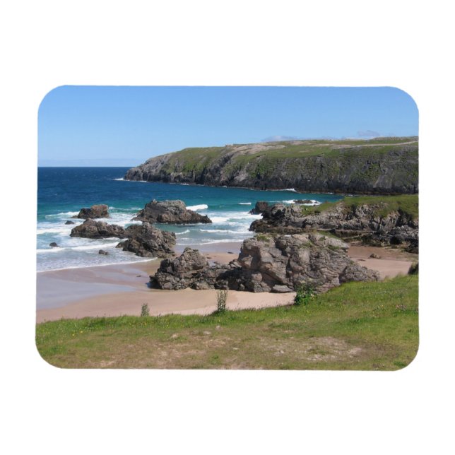 Sango Bay, Durness, Scotland Magnet (Horizontal)