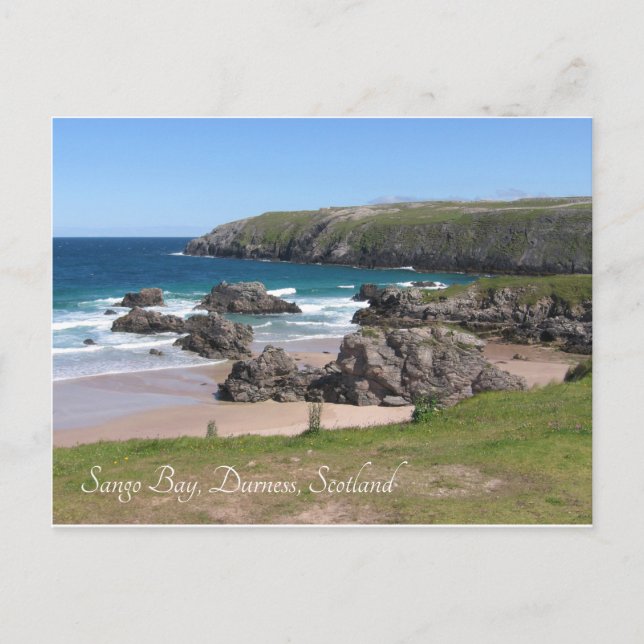 Sango Bay, Durness, Scotland Postcard (Front)