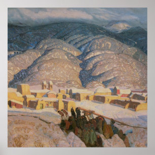 Sangre de Cristo Mountains by Blumenschein Poster