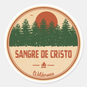 Sangre De Cristo Wilderness Classic Round Sticker