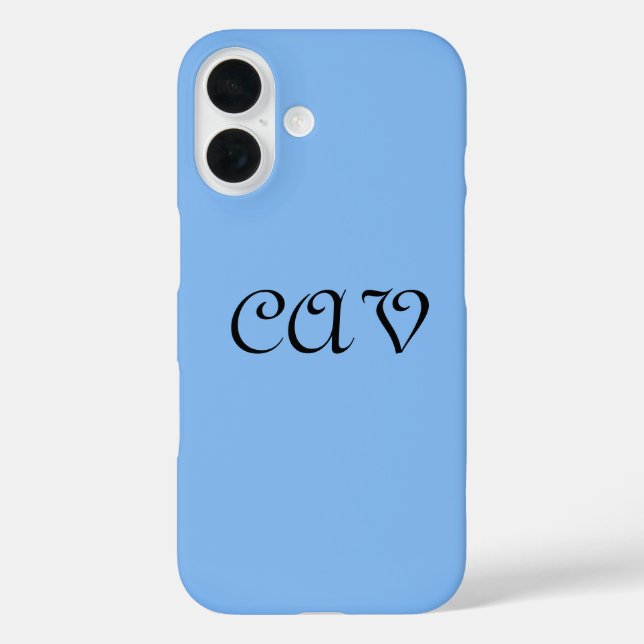 Sangria Cornflower Blue  Case-Mate iPhone Case (Back)