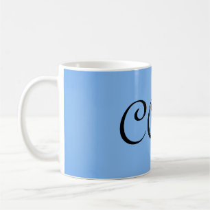 Sangria Cornflower Blue  Coffee Mug