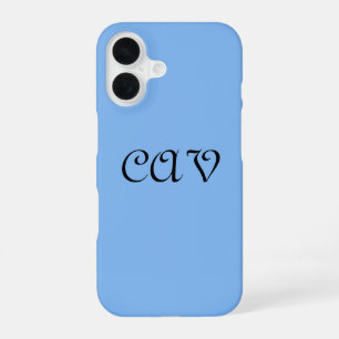 Sangria Cornflower Blue iPhone 16 Case