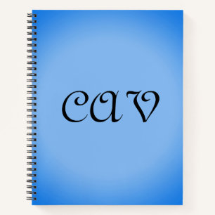 Sangria Cornflower Blue Notebook