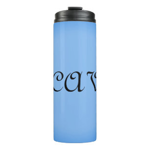 Sangria Cornflower Blue Thermal Tumbler
