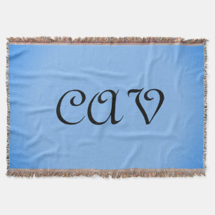 Sangria Cornflower Blue Throw Blanket